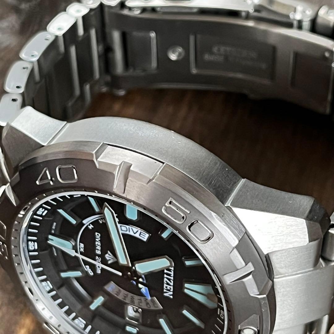 Citizen ProMaster Marine AS7141-60E Solar Men's Watch — Japanese