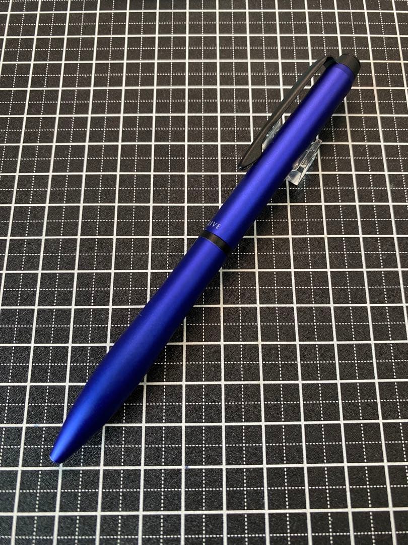 Pilot Acrodrive Limited-Edition Blue fountain pen showing nib and barrel