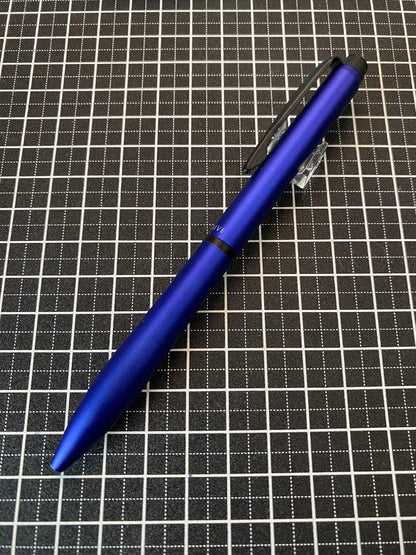 Pilot Acrodrive Limited-Edition Blue fountain pen showing nib and barrel