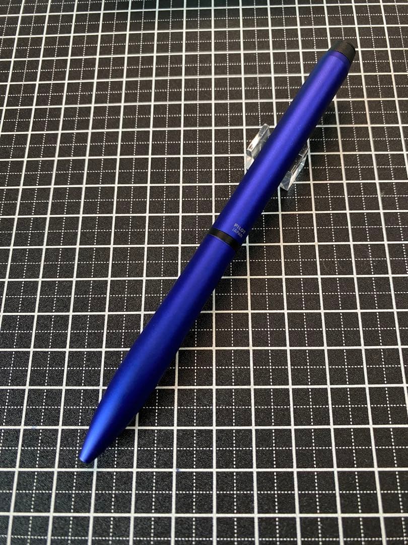 Pilot Acrodrive Limited-Edition Blue fountain pen showing nib and barrel