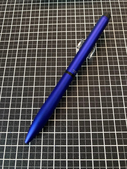 Pilot Acrodrive Limited-Edition Blue fountain pen showing nib and barrel