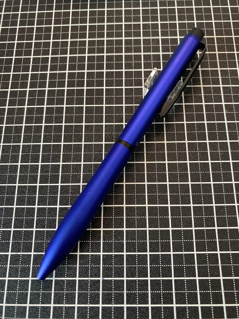 Pilot Acrodrive Limited-Edition Blue fountain pen showing nib and barrel