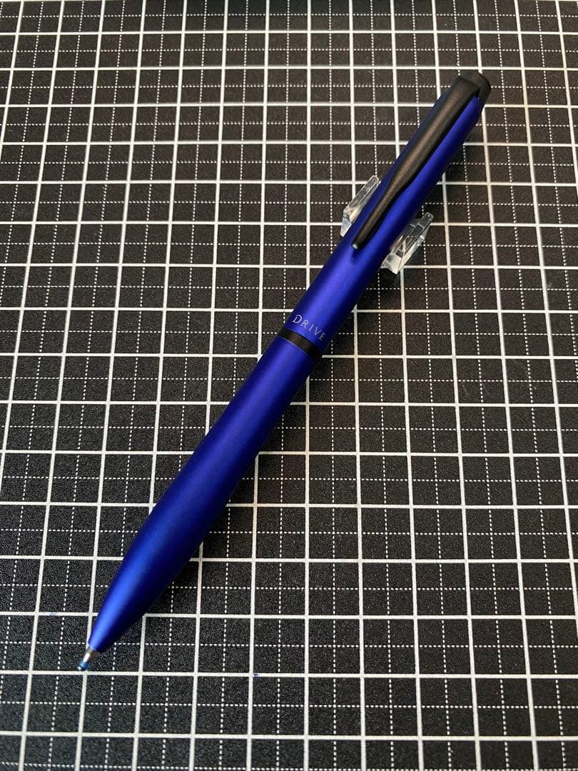 Pilot Acrodrive Limited-Edition Blue fountain pen showing nib and barrel