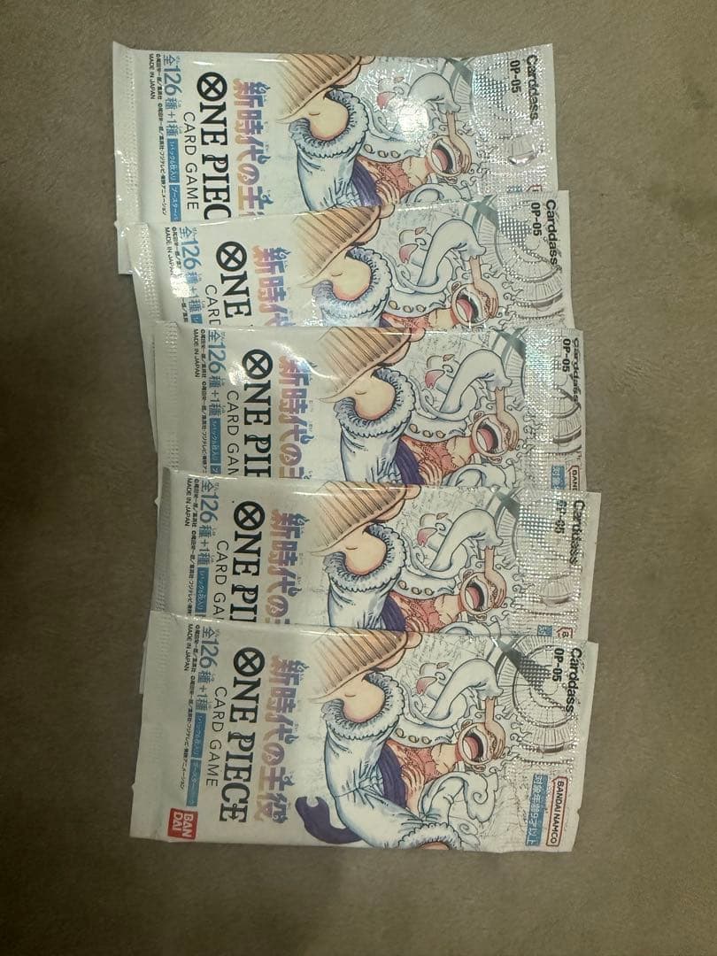 One Piece One Piece Card Game New Era Main Character 5 Card Set Pack — Japanese