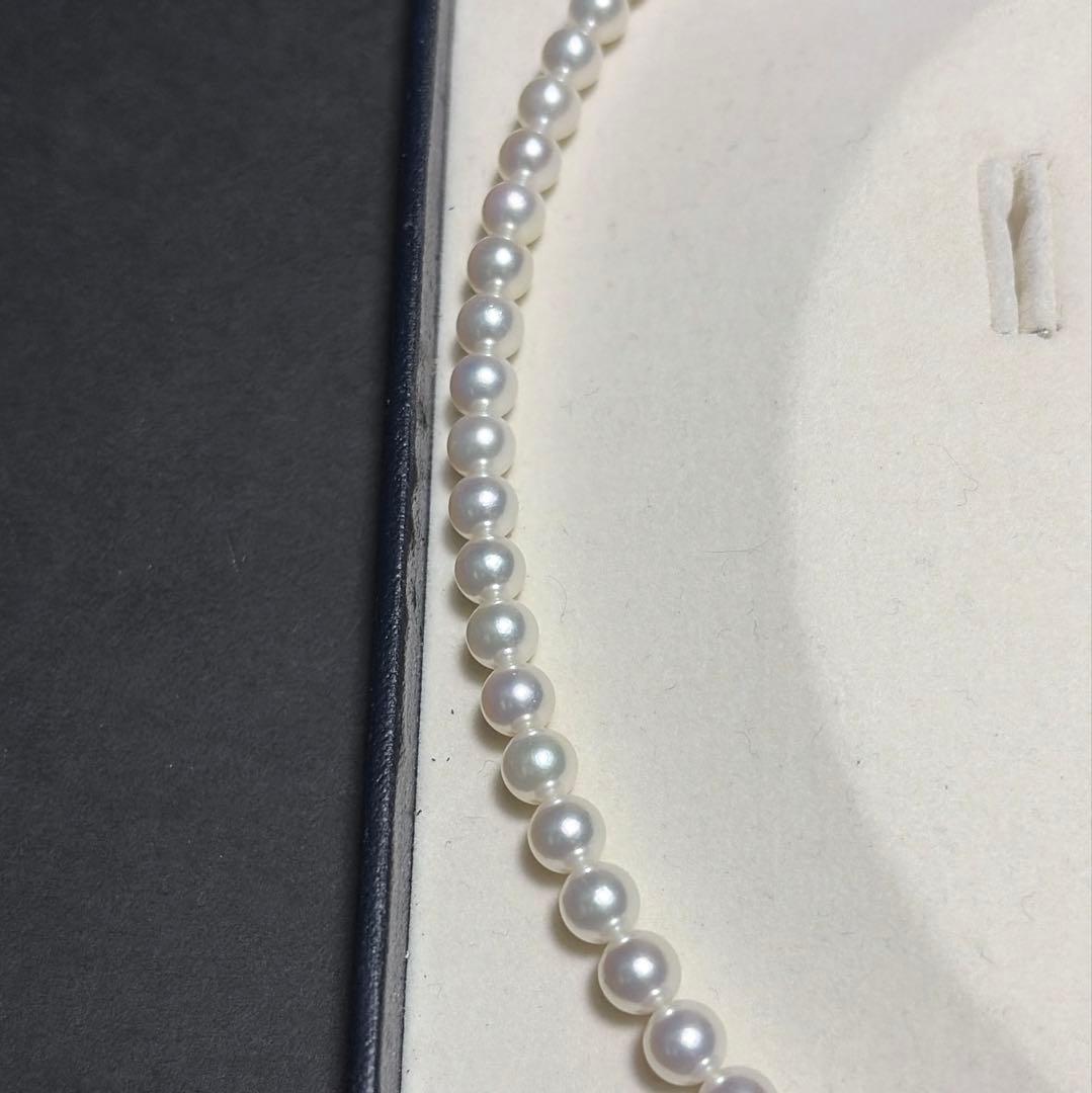 Hana-dama Grade Mikimoto Akoya pearl semi-long necklace with 7.0mm pearls and 49cm length