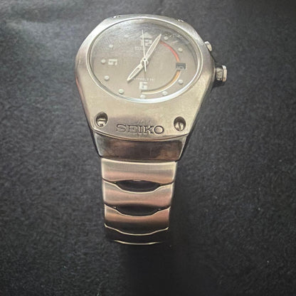 SEIKO 5M42-0J70 Kinetic Men's Watch — Japanese