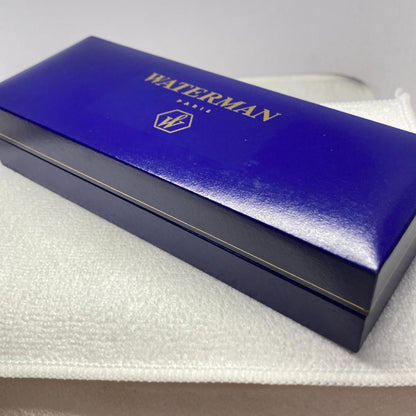Waterman ballpoint pen made in France with twist mechanism and black ink in a case