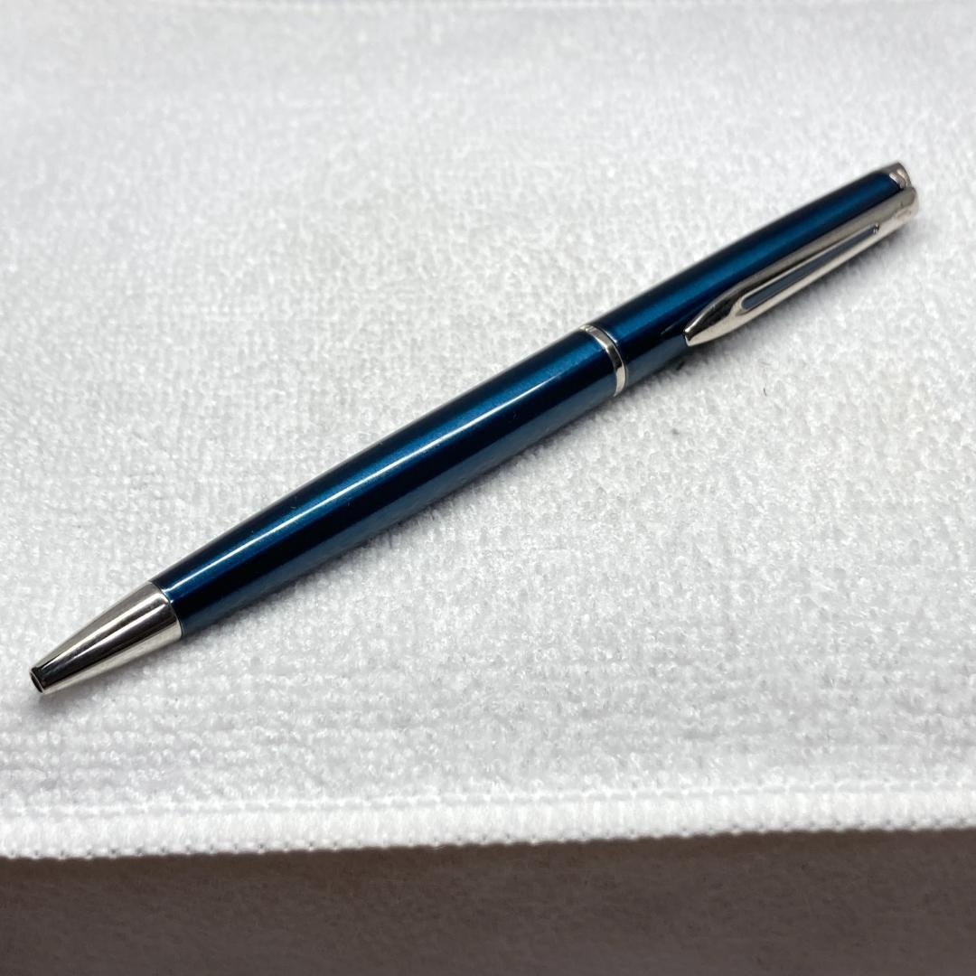 Waterman ballpoint pen made in France with twist mechanism and black ink in a case