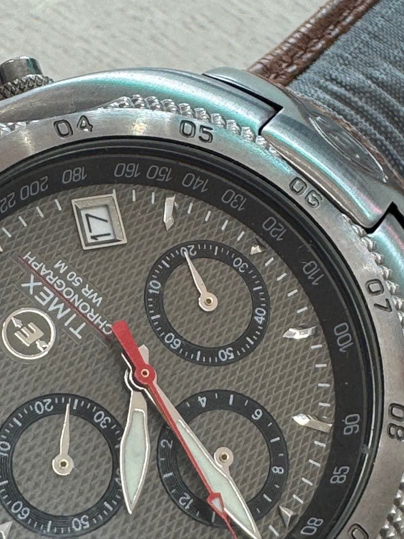 TIMEX Chronograph WR 50M Quartz Men's Watch — Japanese