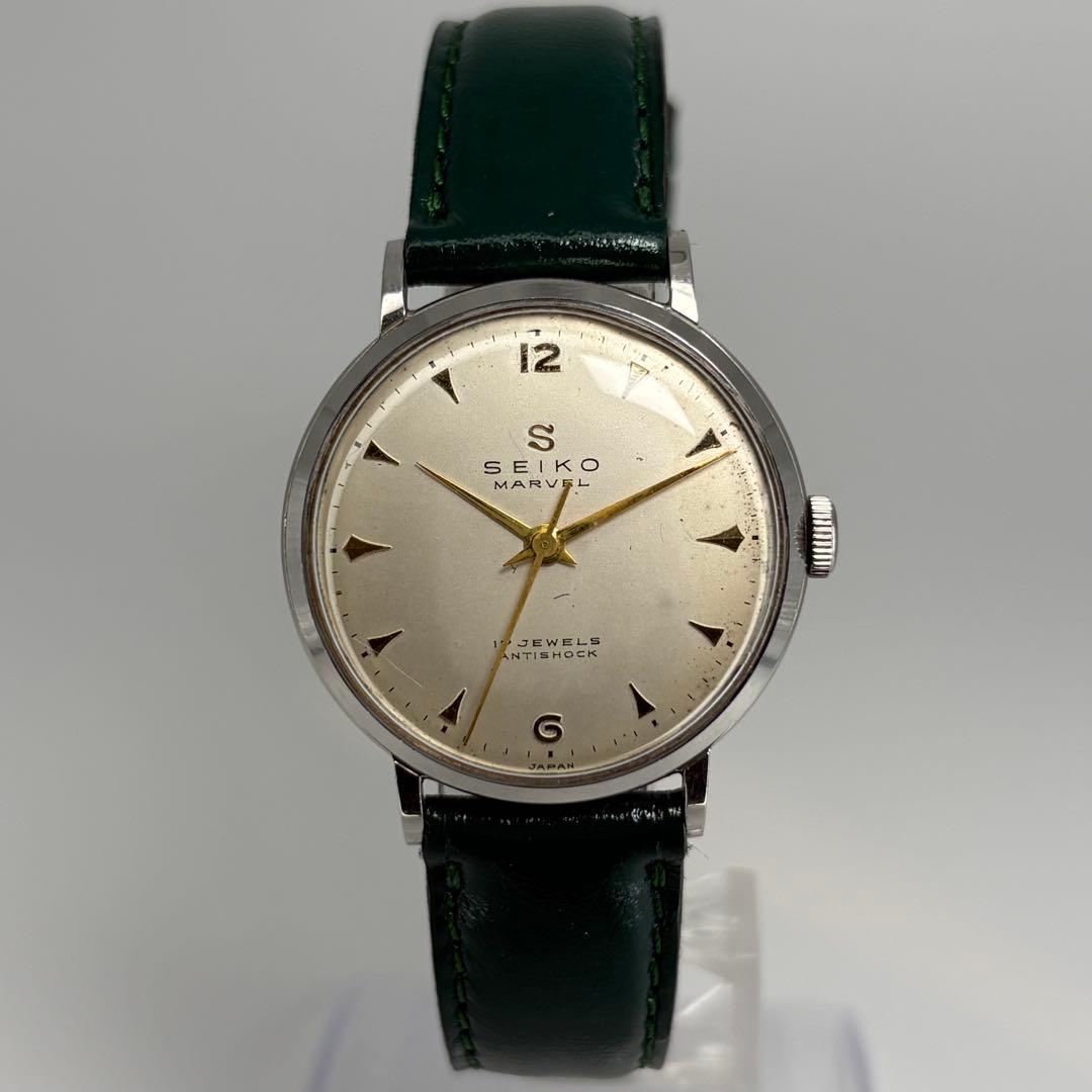 SEIKO Marvel 1950s S Mark Dial Manual Men's Watch — Japanese