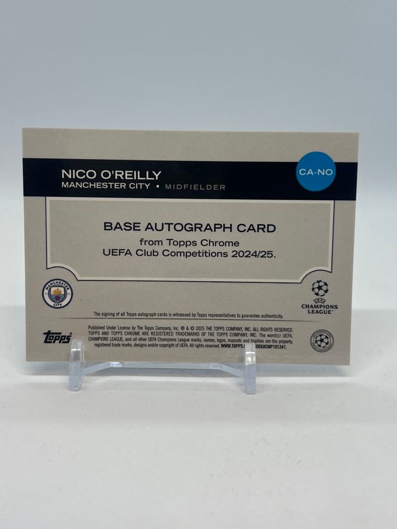 Nico O'Leary Rookie Sign 75 Series — Japanese