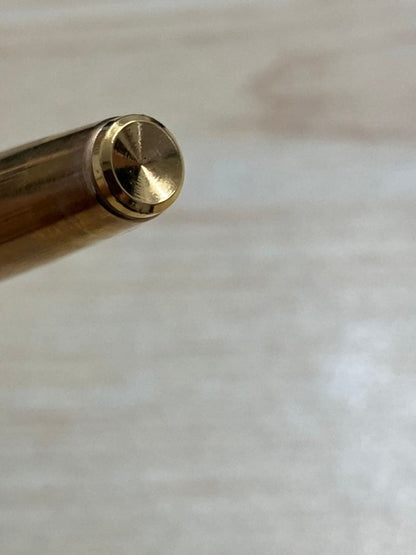 Used PILOT R14K GK 07 fountain pen with gold cap and classic design