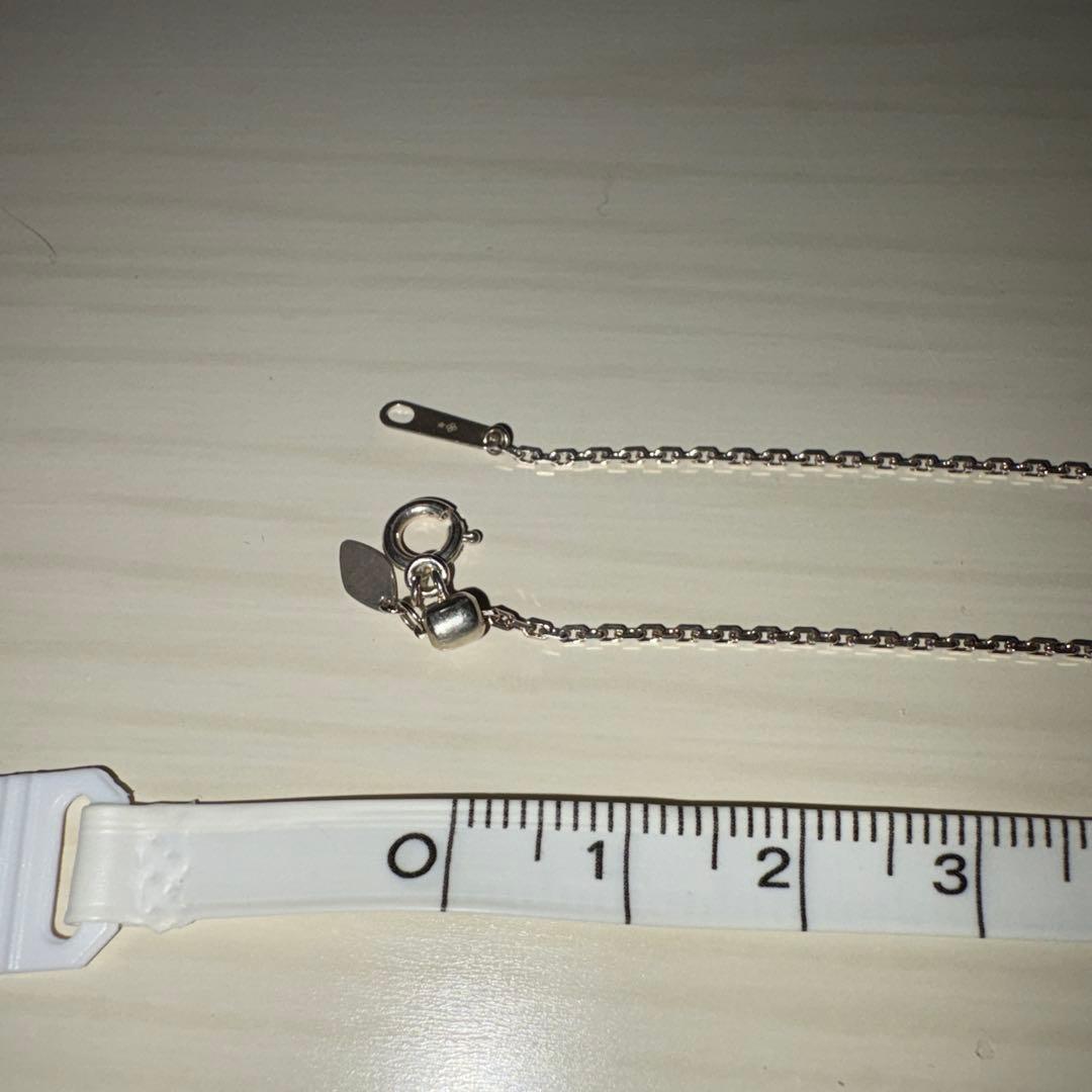 Agete Necklace 80 cm length elegant design displayed on a white background