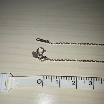 Agete Necklace 80 cm length elegant design displayed on a white background