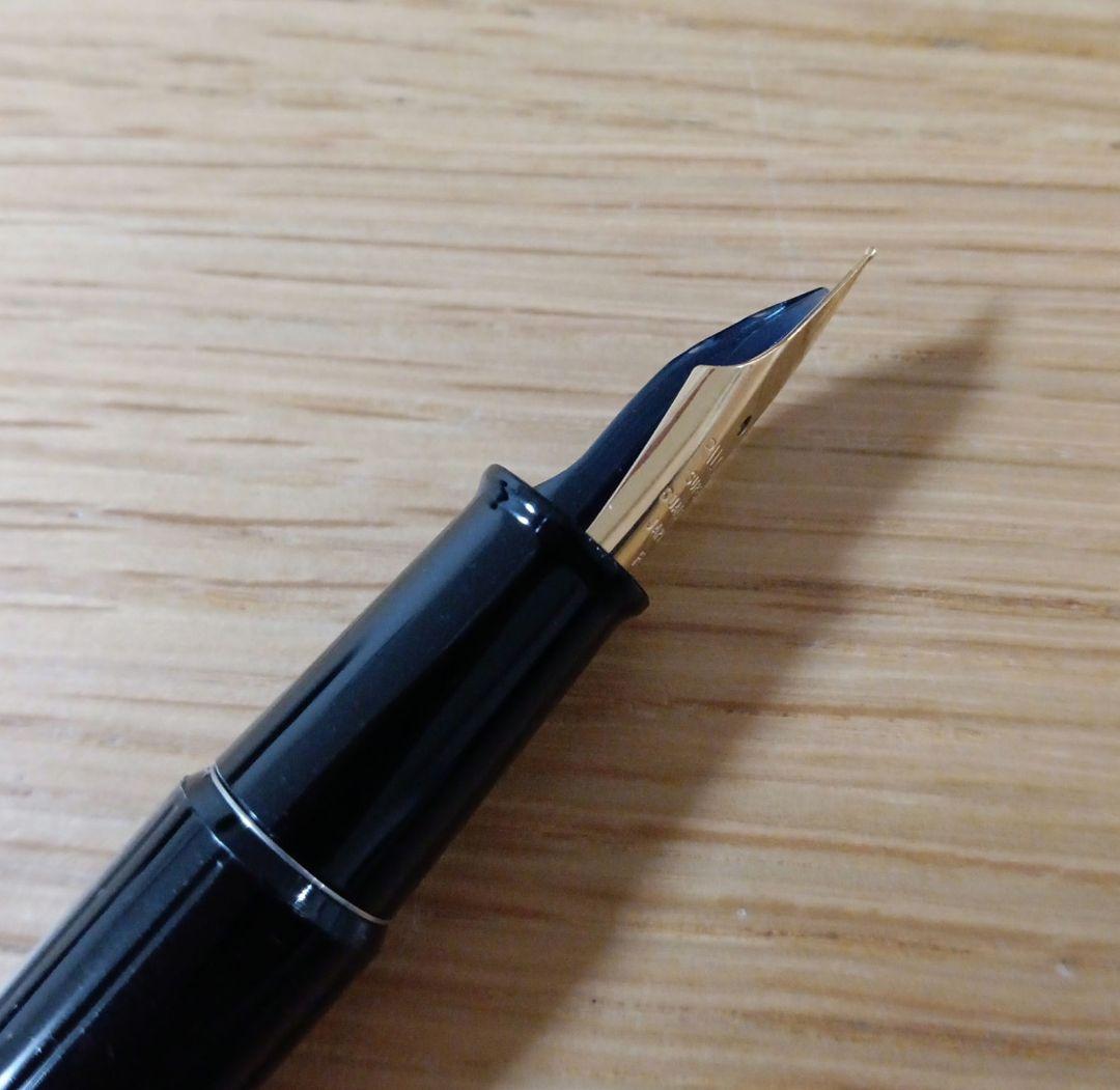 Pilot DPP-100-B black fine point fountain pen desk pen in new unused condition