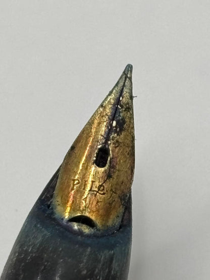PILOT 14K Fountain Pen Main Body in black and silver with 14k engraving