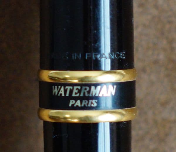 Waterman Expert Essential Classic Black fountain pen with extra fine nib and black lacquer finish
