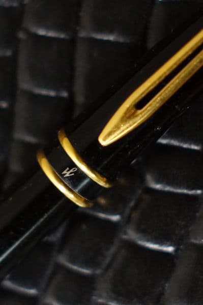 Waterman Expert Essential Classic Black fountain pen with extra fine nib and black lacquer finish