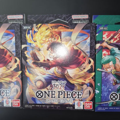 One Piece One Piece Card Game Start Deck 3 Set Box — Japanese