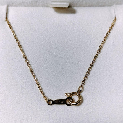 Mikimoto Pearl Ribbon Necklace with 5.0mm Akoya pearls on 18K yellow gold chain, 40cm length