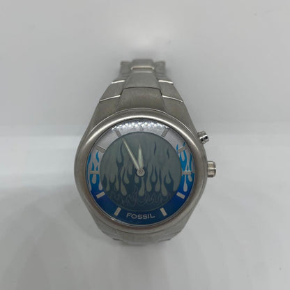FOSSIL Big Tic 00s Blue Flame Digital Men's Watch — Japanese