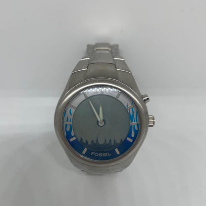 FOSSIL Big Tic 00s Blue Flame Digital Men's Watch — Japanese
