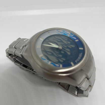 FOSSIL Big Tic 00s Blue Flame Digital Men's Watch — Japanese