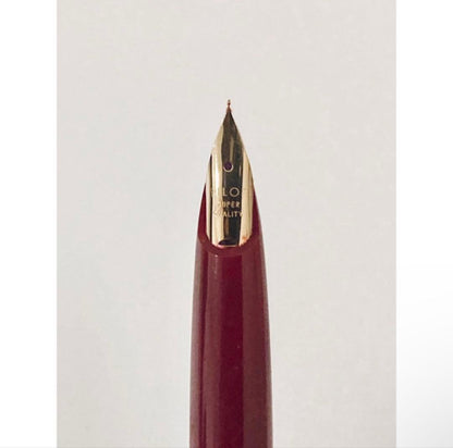 Pilot DPN-70-REF vintage fountain pen in Bordeaux with extra fine special alloy nib made in Japan
