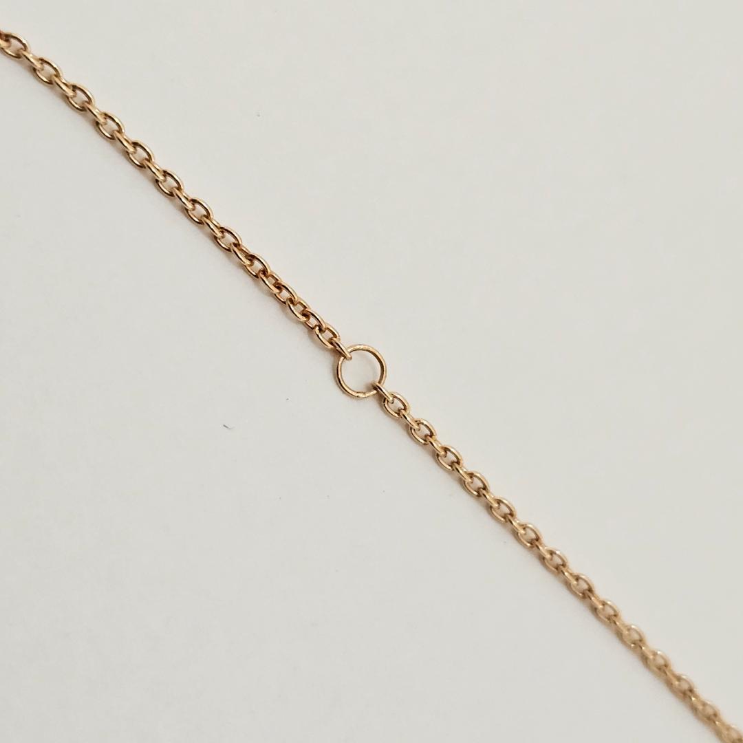 Tasaki pearl necklace with 7.3mm pearl on 42cm 18K yellow gold chain, vintage 2000s-2013