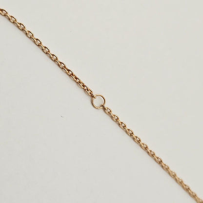 Tasaki pearl necklace with 7.3mm pearl on 42cm 18K yellow gold chain, vintage 2000s-2013