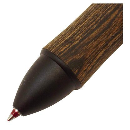 New 2-pack Pilot 4+1 wood ballpoint pen set in brown and gray with 0.5 mm tip
