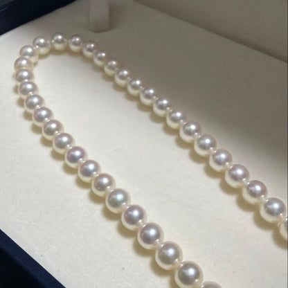 Akoya Pearl Necklace featuring 6.0mm round Mikimoto pearls on a 42cm strand