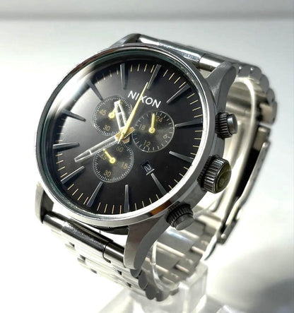NIXON Sentry Chrono Quartz Men's Watch — Japanese