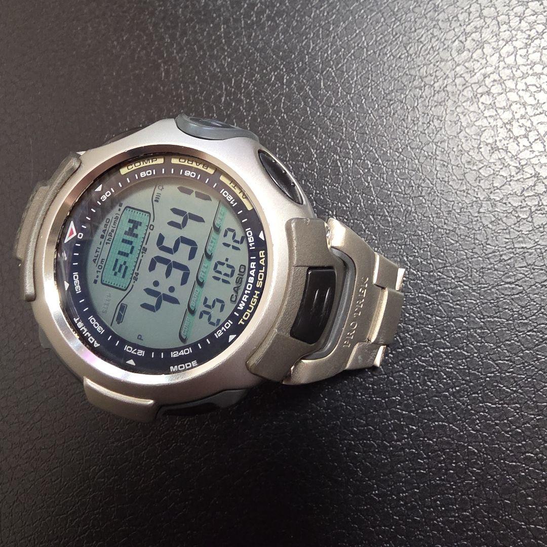 CASIO Pro Trek Digital Men's Watch — Japanese