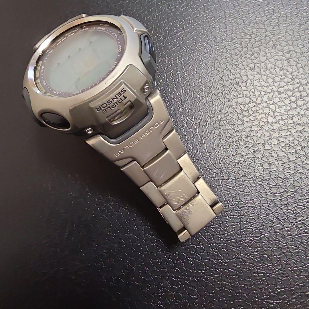 CASIO Pro Trek Digital Men's Watch — Japanese