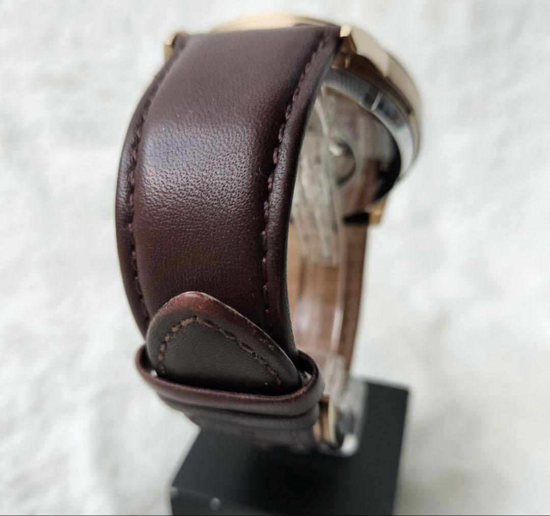 FOSSIL Skeleton Brown Leather Automatic Men's Watch — Japanese