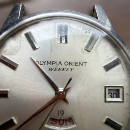 ORIENT Olympia Orient Weekly SBTR009 Manual Men's Watch — Japanese