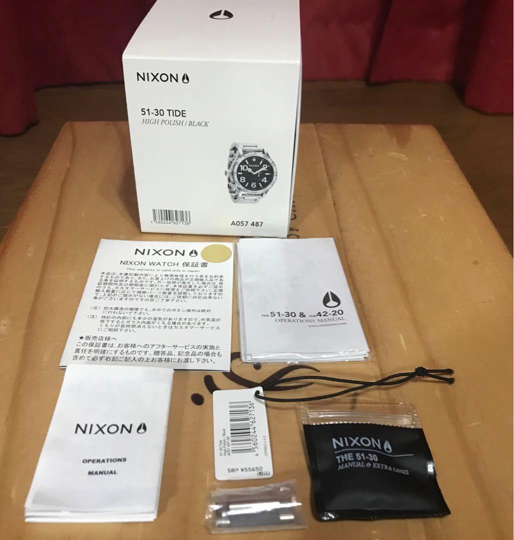 NIXON 51-30 Tide Quartz Men's Watch — Japanese