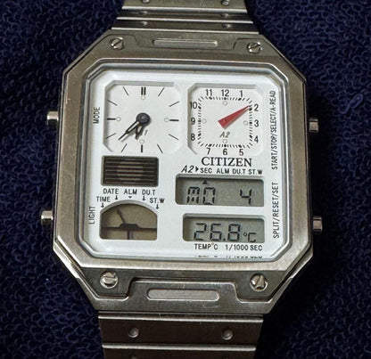 Citizen CB5877 Digital Men's Watch — Japanese