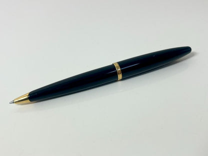 Waterman Carren Black Ballpoint Pen measuring approximately 14 cm in length and 1.4 cm in diameter