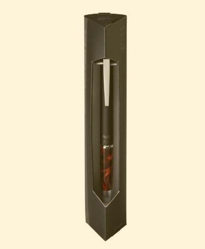 PILOT Frixion Ball Knock Zone red ballpoint pen with 0.25mm fine writing tip and click mechanism