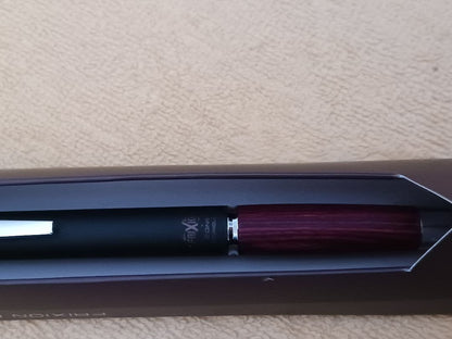 PILOT Frixion Ball Knock Zone red ballpoint pen with 0.25mm fine writing tip and click mechanism