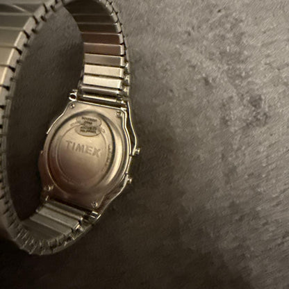 TIMEX Digital Silver Quartz Men's Watch — Japanese