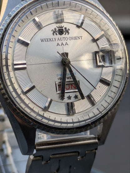 ORIENT Weekly Auto Automatic Men's Watch — Japanese