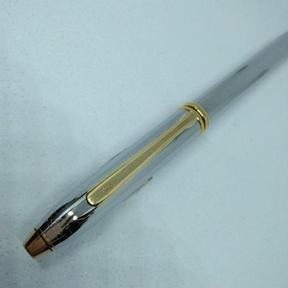 CROSS Townsends Medalist ballpoint pen in silver with dedicated case