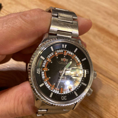 ORIENT キングダイバー マックイーン愛用モデル後継機種 当時物 替ベルト付 ⑧ Automatic Men's Watch — Japanese