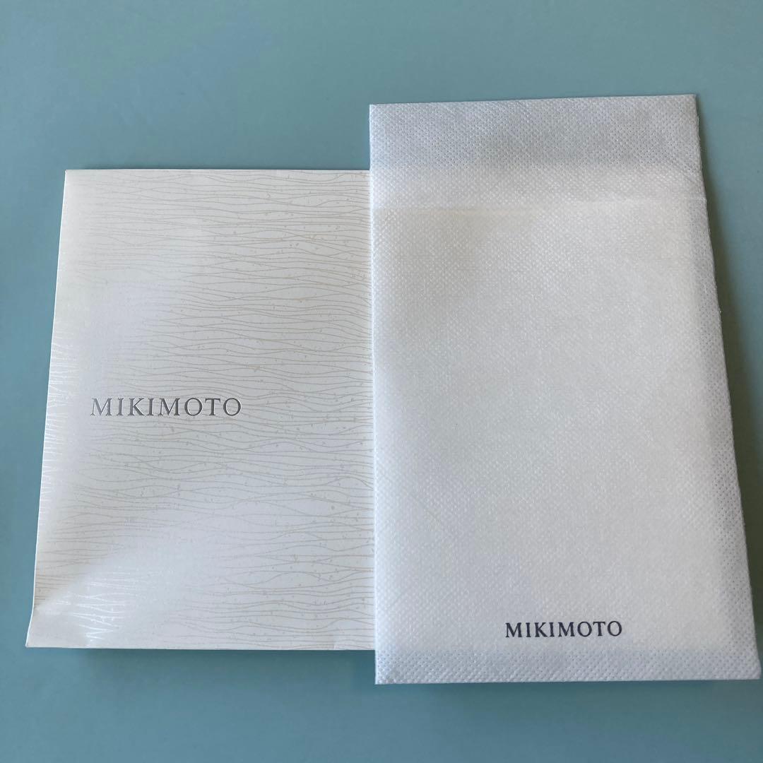 MIKIMOTO gradation pearl necklace with 5.8-9.1mm pearls, 48cm length, displayed on a white background