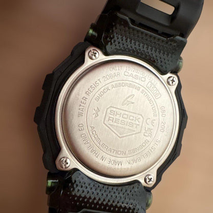 CASIO GBD-200 Digital Men's Watch — Japanese