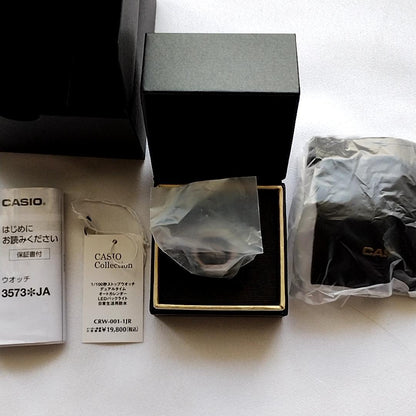 CASIO CRW-001-1JR Quartz Men's Watch — Japanese