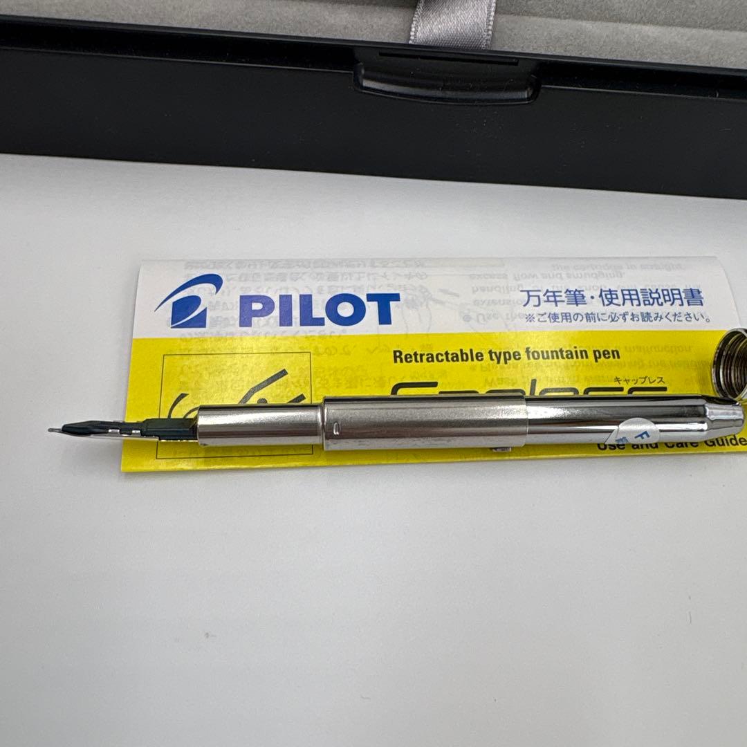 Pilot Decimo Capless fountain pen with 18k fine tip shown in superb condition